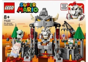 LEGO Super Mario. Set de extindere Batalia lui Dry Bowser de la castel 71423, 1321 piese