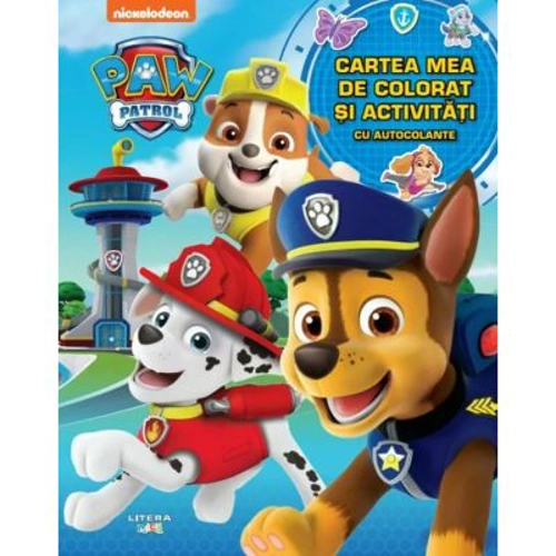 Patrula Catelusilor. Cartea mea de colorat si activitati cu autocolante