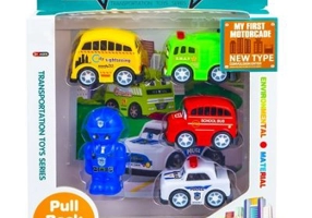 Masinute cu frictiune + figurina politist