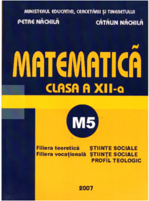 Matematica M5 clasa a 12-a