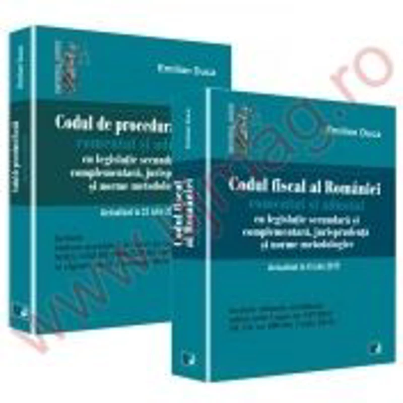Pachet Codul fiscal si Codul de procedura fiscala ale Romaniei comentate si adnotate