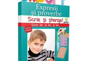 Scrie si sterge! Expert Limba romana ciclul primar. Expresii si proverbe