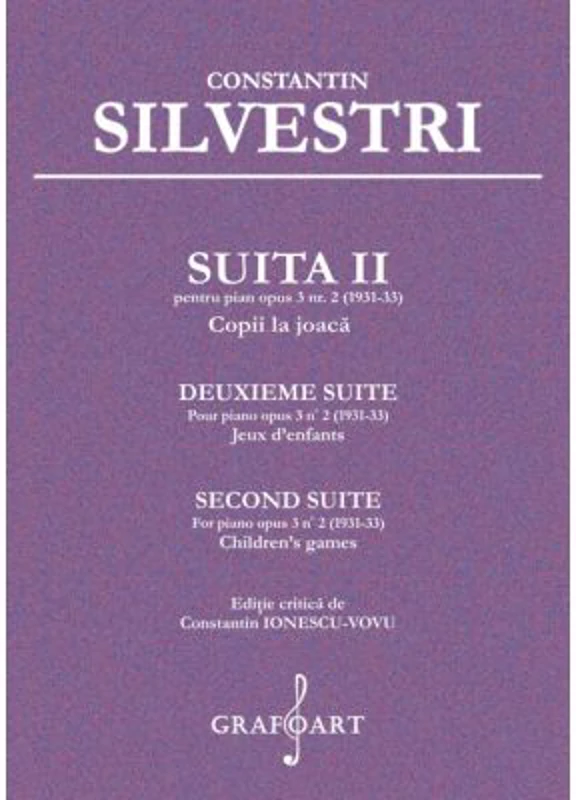 Suita 2 pentru opus 3, numarul 2. Copii la joaca - Constantin Silvestri