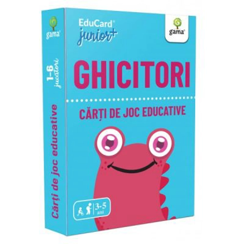 Ghicitori. EduCard Junior plus. Carti de joc educative