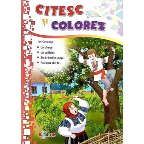 Citesc si colorez. La cirese