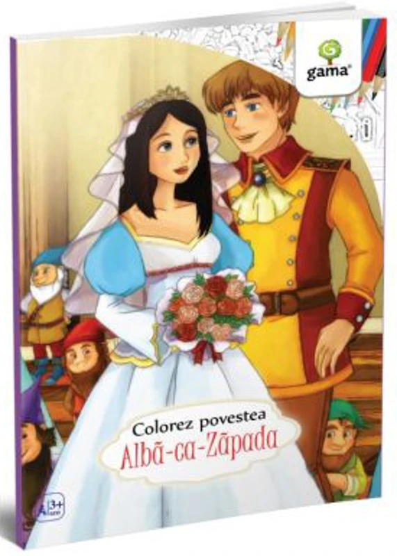 Alba-ca-Zapada. Colorez povestea