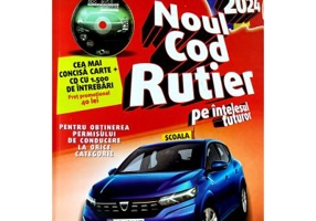 Noul cod rutier 2024 pe intelesul tuturor Carte cu cd care contine 1500 de intrebari (cod acces online)