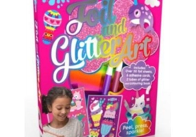 Folder of Fun. Foil and Glitter Art