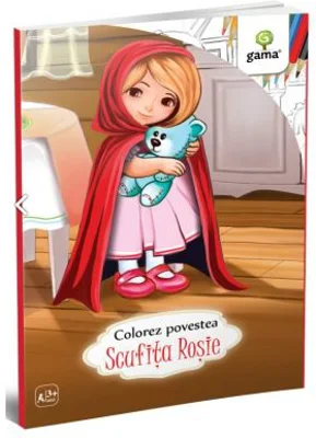 Scufita Rosie. Colorez povestea