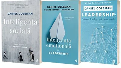 Serie de autor Daniel Goleman. Inteligenta sociala, Inteligenta emotionala in Leadership si Leadership - Goleman, Daniel