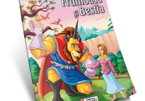 Frumoasa si Bestia-Carte de colorat A5 ilustrata