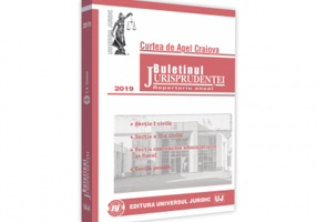 Buletinul jurisprudentei Curtea de Apel Craiova 2019