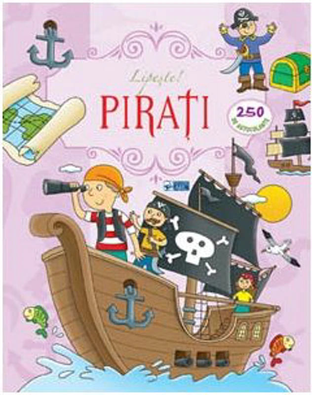 Lipeste pirati. 250 de autocolante