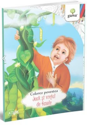Jack si vrejul de fasole. Colorez povestea