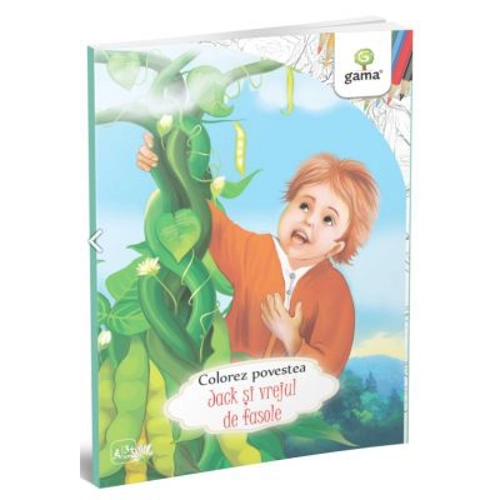 Jack si vrejul de fasole. Colorez povestea