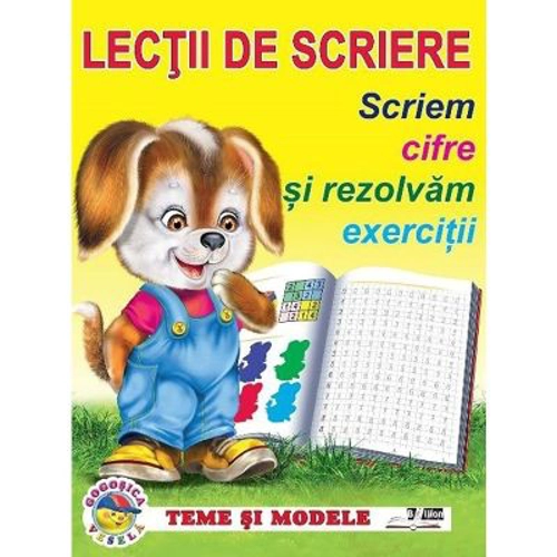 Lectii de scriere. Scriem cifre si rezolvam exercitii