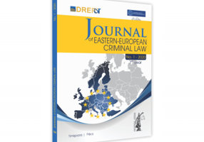 Journal Of Eastern European Criminal Law Issue 1/2020