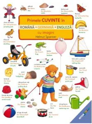Primele cuvinte in romana-germana-engleza cu imagini - Helmut Spanner