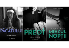 Pachet Slujba de la miezul noptii, Gustul pacatului si Confesiunea unui preot, autor Sierra Simone