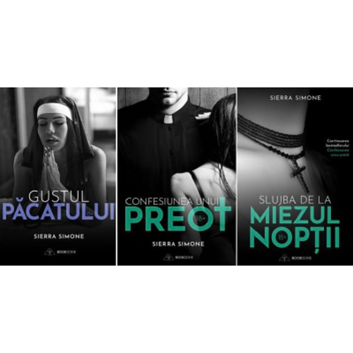 Pachet Slujba de la miezul noptii, Gustul pacatului si Confesiunea unui preot, autor Sierra Simone