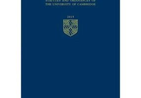 Statutes and Ordinances of the University of Cambridge 2015