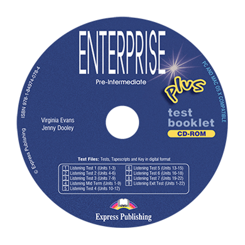 Curs limba engleza Enterprise Plus Tests CD-ROM - Virginia Evans, Jenny Dooley