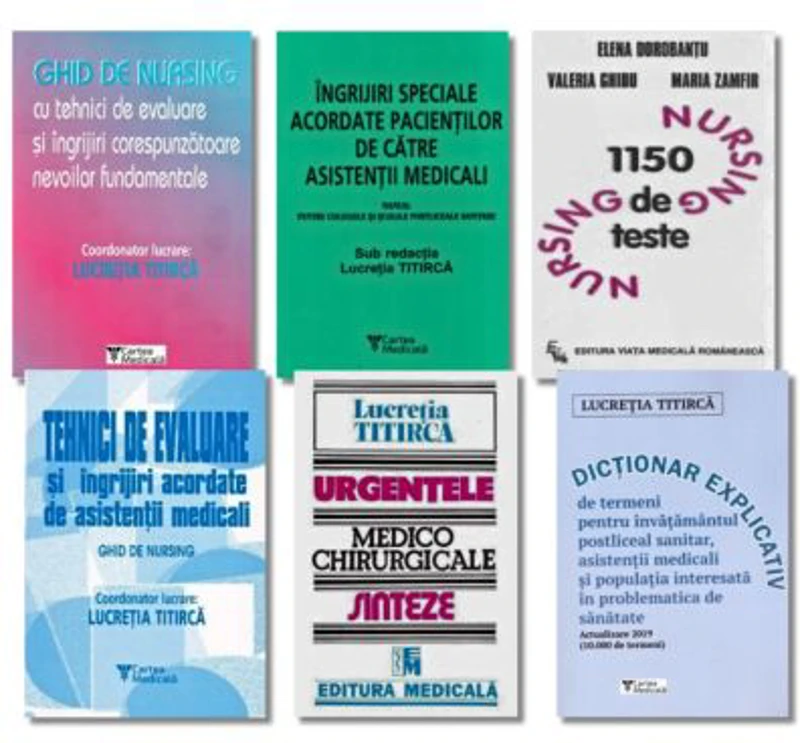Pachetul Asistentului medical, 6 volume - Lucretia Titirca, Elena Dorobantu