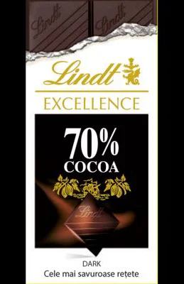 Lindt Excellence 70 % cacao dark. Cele mai savuroase retete - Larousse