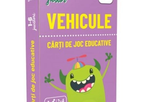 Vehicule. EduCard Junior. Carti de joc educative