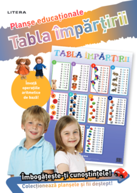 Tabla impartirii. Planse educationale