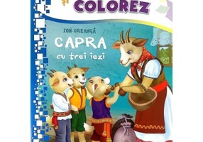 Citesc si colorez. Capra cu trei iezi