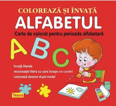 Coloreaza si invata alfabetul - Diana Rotaru