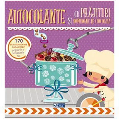 Autocolante cu prajituri si bomboane de cicolata