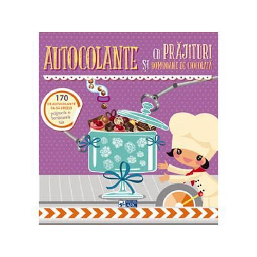 Autocolante cu prajituri si bomboane de cicolata