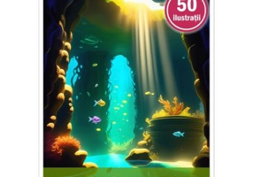 Carte de colorat, 50 de ilustratii, Pesteri inundate