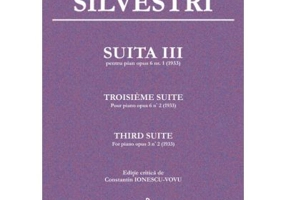 Suita 3 pentru pian opus 6, numarul 1 - Constantin Silvestri