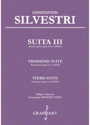 Suita 3 pentru pian opus 6, numarul 1 - Constantin Silvestri