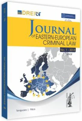 Journal Of Eastern European Criminal Law Issue 1/2018 - Laura Maria Stanila