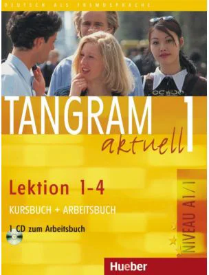 Tangram aktuell 1 Lektion 1–4 Kursbuch + Arbeitsbuch mit Audio-CD zum Arbeitsbuch