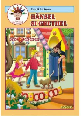 Hansel si Grethel. Carte de colorat