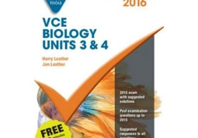 Cambridge Checkpoints VCE Biology Units 3 and 4 2016 and Quiz Me More - Harry Leather, Jan Leather