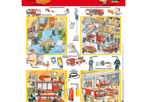 Plansa. Brigada de pompieri