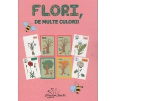 Flori, de multe culori. Set jetoane