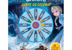 Disney. Regatul de gheata 2. Carte de colorat. 12 creioane mici pentru maini de pitici - Disney