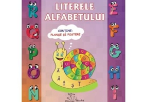 Literele alfabetului. Contine planse si poster, pentru scolari si prescolari