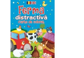 Ferma distractiva. Carte de colorat (romano-engleza)