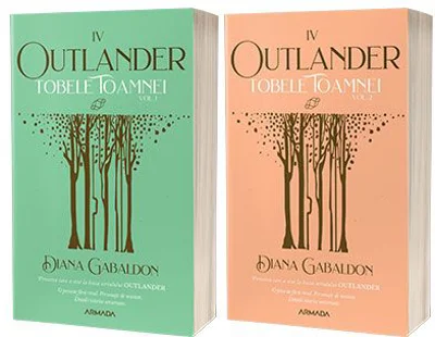 Serie de autor Diana Gabaldon. Tobele toamnei 2 volume. Seria Outlander, partea a 4-a, editia 2021