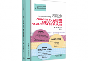 Admiterea in magistratura si in avocatura. Culegere de subiecte cu explicatii ale variantelor de raspuns. Vol. II - Drept penal, Drept procesual penal