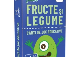 Fructe si legume. EduCard Junior. Carti de joc educative