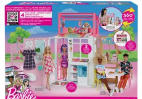 Set casa cu 4 camere Barbie